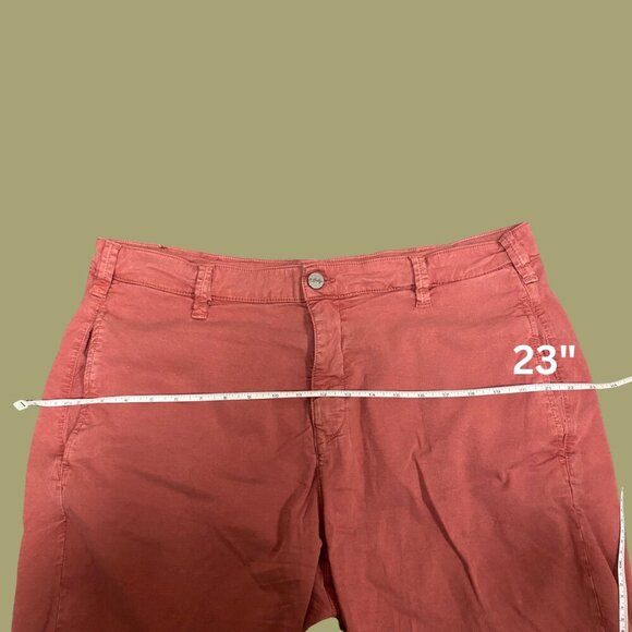 🔥 34 Heritage Slim Fit Rust Red Shorts (Size 38) – TENCEL™ Blend - Picture 6 of 9